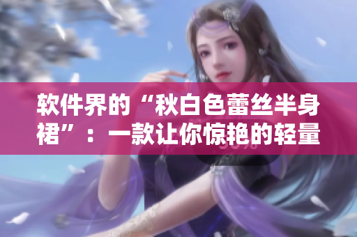软件界的“秋白色蕾丝半身裙”：一款让你惊艳的轻量级软件