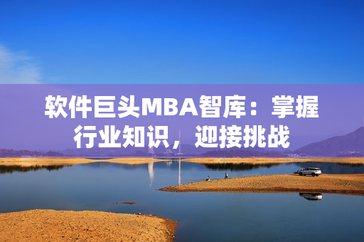 软件巨头MBA智库：掌握行业知识，迎接挑战