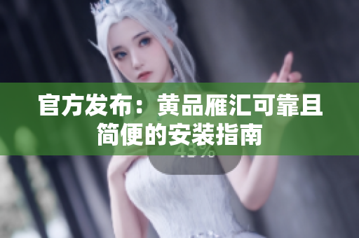 官方发布：黄品雁汇可靠且简便的安装指南