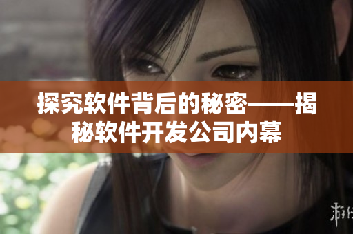 探究软件背后的秘密——揭秘软件开发公司内幕
