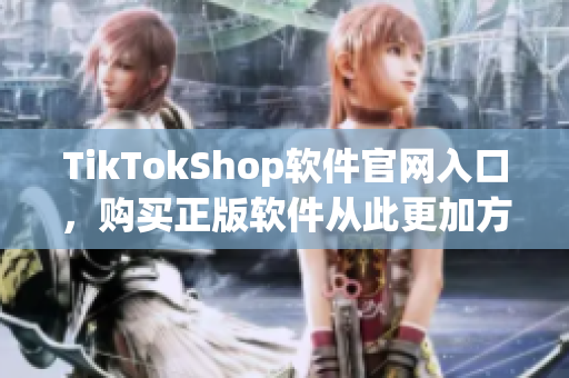 TikTokShop软件官网入口，购买正版软件从此更加方便