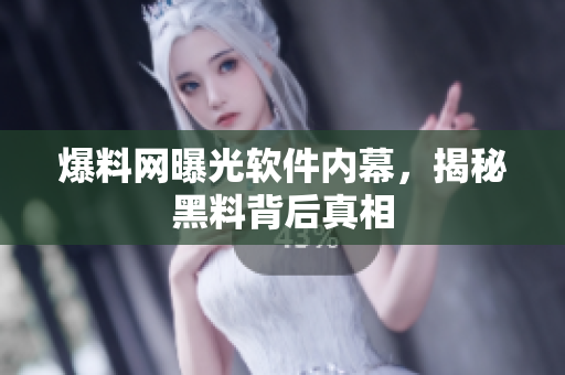 爆料网曝光软件内幕，揭秘黑料背后真相