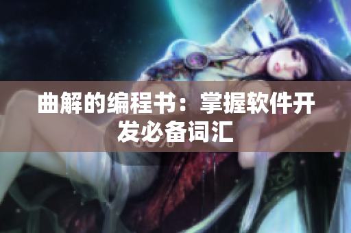 曲解的编程书：掌握软件开发必备词汇