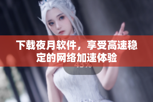 下载夜月软件，享受高速稳定的网络加速体验