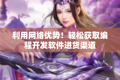 利用网络优势！轻松获取编程开发软件进货渠道