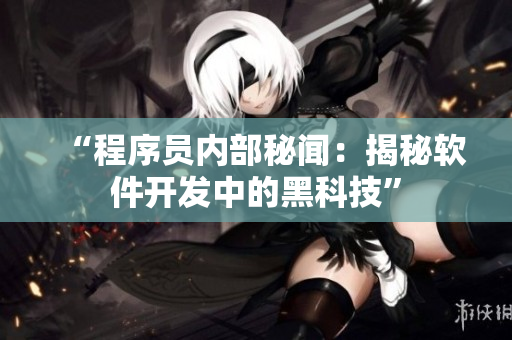 “程序员内部秘闻：揭秘软件开发中的黑科技”