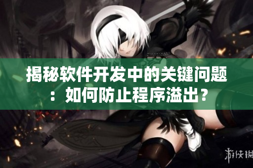 揭秘软件开发中的关键问题：如何防止程序溢出？