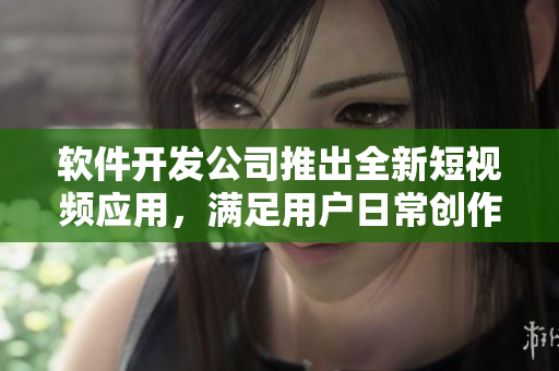软件开发公司推出全新短视频应用，满足用户日常创作需求
