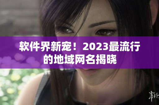 软件界新宠！2023最流行的地域网名揭晓