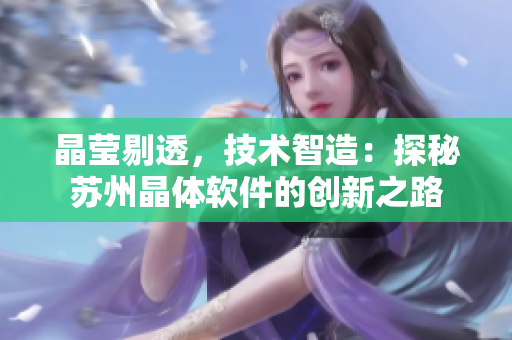 晶莹剔透，技术智造：探秘苏州晶体软件的创新之路