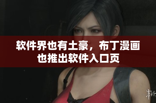 软件界也有土豪，布丁漫画也推出软件入口页