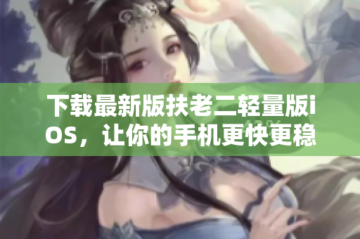 下载最新版扶老二轻量版iOS，让你的手机更快更稳定