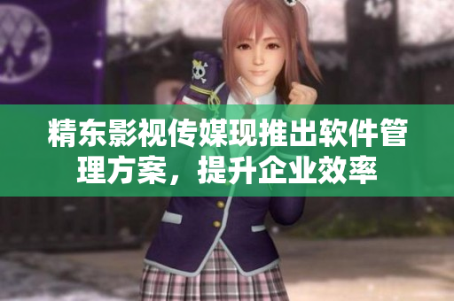 精东影视传媒现推出软件管理方案，提升企业效率