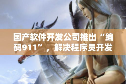 国产软件开发公司推出“编码911”，解决程序员开发难题