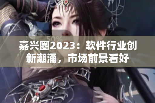 嘉兴圈2023：软件行业创新潮涌，市场前景看好
