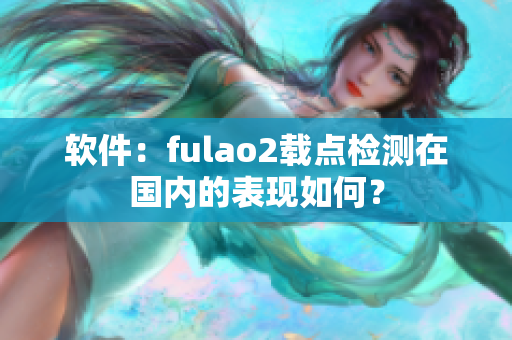 软件：fulao2载点检测在国内的表现如何？