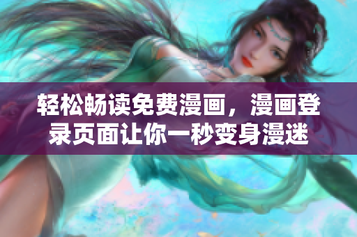 轻松畅读免费漫画，漫画登录页面让你一秒变身漫迷