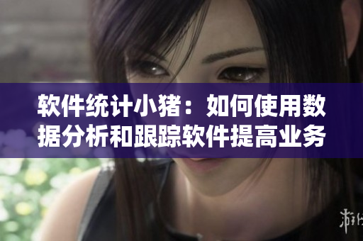 软件统计小猪：如何使用数据分析和跟踪软件提高业务表现