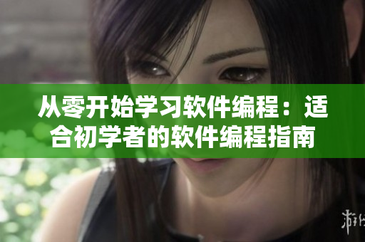 从零开始学习软件编程：适合初学者的软件编程指南