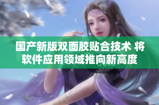 国产新版双面胶贴合技术 将软件应用领域推向新高度