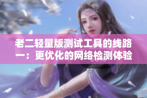 老二轻量版测试工具的线路一：更优化的网络检测体验