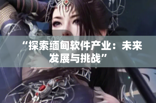 “探索缅甸软件产业：未来发展与挑战”