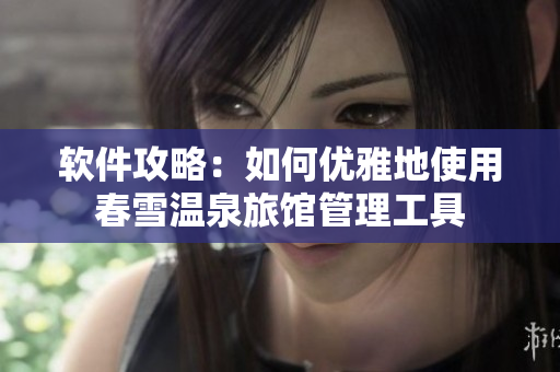 软件攻略：如何优雅地使用春雪温泉旅馆管理工具