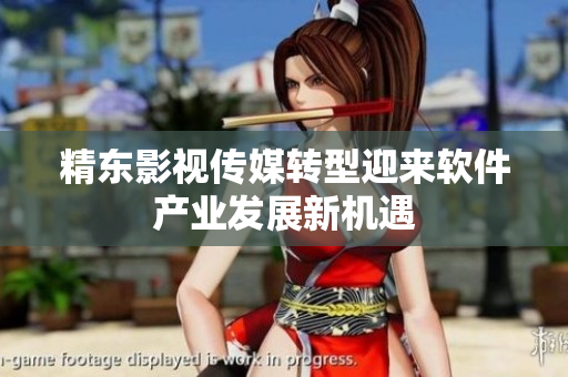 精东影视传媒转型迎来软件产业发展新机遇